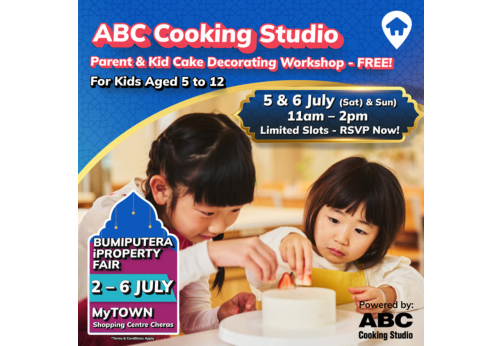 ABC Cooking Studio x Parent & Kid Cake Decorating Workshop [Registration Has Closed Due to Overwhelming Responses!]