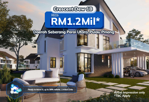 Crescent Dew 1B - Ready to Move In, up to 30% rebate, Limited Units*
