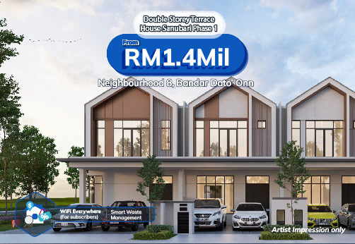 Double Storey Terrace House Sanubari Phase 1