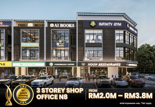 Onn Eight -3 Storey Shop Office N8
