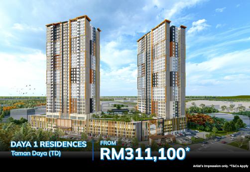 Daya 1 Residences (From RM311,100*)